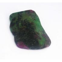 67 Ct Natural ruby zoisite Huge Rough Earth Mined CERTIFIED Green Loose Gemstone 43.6 mm approx. žalia/raudona