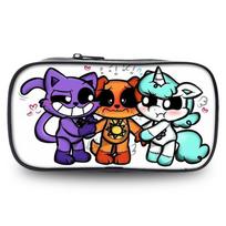 Catnap Poppy Playtime Smiling Critters School Pencil Bag Spacious Oxford Fabric 3
