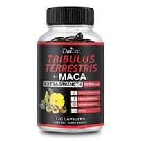 Maca šaknis 1400 mg maisto papildas, 120 žolelių ekstraktų minkštųjų kapsulių viename buteliuke 120 Capsules black