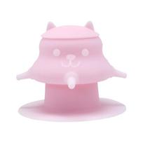 Cat Food Dispenser Puppy Milk Feeder Nipple Suction Cup Base Pet Water Dispenser  Home oranžinė