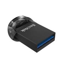 SanDisk Ultra Fit USB 3.2 Flash Drive juoda spalva