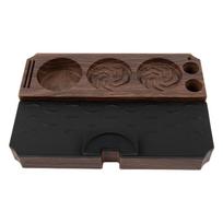 Coffee Making Coffee Tamper Mat Elegant Wood Grain Coffee Mat Silicone Anti-slip Elegant Wood Grain For 51mm Handles China Mainland