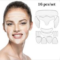 Reusable Silicone Anti Wrinkle Patches For Face Forehead Neck Eye Overnight Wrinkle Removal Sticker Pad Face Lifting Mask Tapes