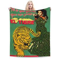 Lola Flores Flannel Blankets Girl  Soft Bedding Throws Autumn Chair Bedspread Sofa Bed Cover 75x90cm