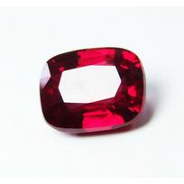 10.65 Ct Ruby Unique Red Color Cushion Shape NATURAL Loose Gemstone CERTIFIED. 14 mm approx raudona