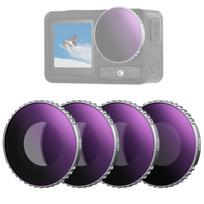 NEEWER ND Filter Set for DJI Osmo Action 4/Action 5 Pro Filter Kit Action Camera Accessories Multicoated HD Optical Glass ND8 ND16 ND32 ND64