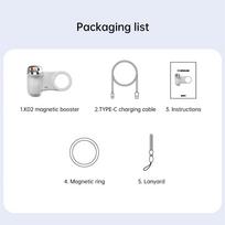 Magnetic Phone Camera Shoot Hand Grip Phone Holder Shooting Aid Remote Control Handle for Iphone Android Selfie Phone Photograph balta
