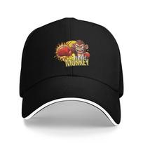 Adopt Dont Shop Punch Monkey Baseball Cap  Unisex Adult Print Hip Hop Hats Spring Fashion Hiking Fishing Wholesale Baseball Caps One Size