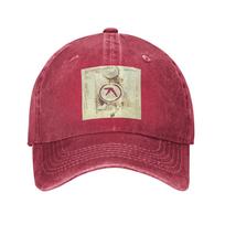 Aphex Twin Electronic Music Artist Producer Washed Denim Cap Casual Baseball Caps Adjustable Hat Summer Unisex Baseball Hats One Size