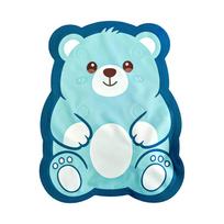 Cooling Pad For Dog Water Filling Resting Cover Scratch-proof Cartoon Bear Dog Cooling Pad 30x38x2cm For Small Medium Large Dog