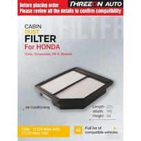 For Honda Civic VIII 1.3L 1.6L 1.8L 2.0L 2006-2011 Gen 8th THREEON AUTO Air Filter TOA4260 17220-RNA-Y00 17220RNAY00 C2240