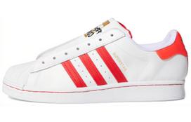 Adidas Superstar Laceless 'White Team Collegiate Red' 45