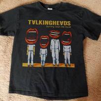 SALE Rare Talking Heads T-shirt Black Unisex T-Shirt S įvairiaspalvis