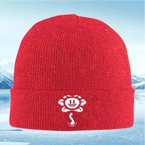 New Smiling flower pixel art character Unisex Women Unisex Knitted Hat Beanie Pullover Cap Winter Thermal Warm Christmas Outdoor Cy
