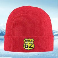 New Rule  road sign highway black letters Unisex Women Unisex Knitted Hat Beanie Pullover Cap Winter Thermal Warm Christmas Outdo