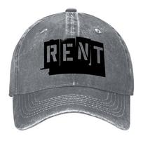 New Rent Logo BW Baseball Cap Golf Sun Hat For Children Beach Golf Hat Golf Women Unisexs