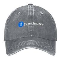 New yearn finance cryptocurrency  yearnfinance YFI Token Baseball Cap Bobble Hat fishing hat Sports Cap Hats For Women Unisexs