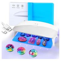 Resin UV Lamp, 48W Fast Curing UV/LED Resin Lamp for UV Resin Kit