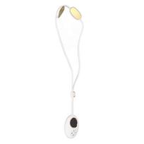Pendant Neck Massager Hanger Intelligent Pulse Physical Therapy Cordless Massag Machine 5 Mode for Home Neck Relax White