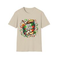 Viva Mexico T-Shirt, Unisex Mexican Culture Tee, Fiesta Apparel, Celebrate S įvairiaspalvis