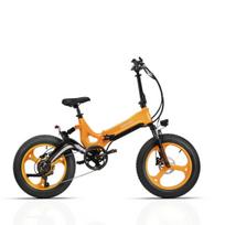MIHOGO NX 20 Foldable Electric Bike,48V 750W Motor,Maximum pedal-assist range of up to60km,Maximum load capacity 120kg. geltona