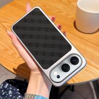 Case for Honor 500 Pro Dream Weave Plaid Pattern Shockproof Anti-Fingerprint Slim Heat Dissipation Plaid Leather Phone Cover Honor 500 Pro juoda