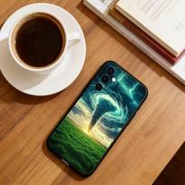 P-Powerful tornado Phone Case For Samsung Galaxy A73,A72,A71,A70,A53,A52,A51,Soft Silicone Black Cover Samsung a42 5g