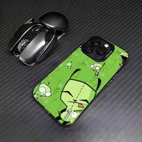 Madness I-Invader Zim Gir Colorful Silver Back Phone Case For IPhone 17 16 15 14 13 12 11 Plus Pro Max Plus iPhone15