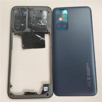 For Xiaomi Redmi Note 11S /Note11 4G Full Housing Back Battery Cover Lid Door + Middle Frame With Camera Lens Note 11 Black-50MP