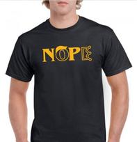 NOPE anti Trump funny anti President no King T Shirt Mens Womens Tees Top tee M