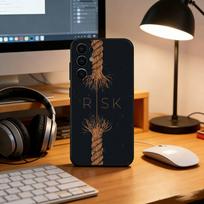 Documentary R-Risk Phone Case For Samsung S25,S24,S21,S22,S23,S30,Ultra,S20,Plus,Fe,Lite,Note,10,Black Cover Samsung S25