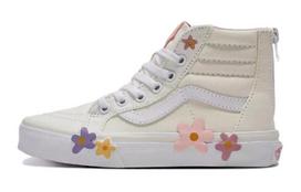 Vans Sk8 Hi Low top Kids' Skateboarding Shoes White Kids' VN000CTFC9F 27