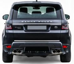 Chromuota juosta ant bagažinės dangčio Range Rover Sport 2013+ - Elegancija ir funkcionalumas