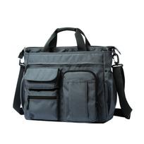 Multi-functional Handbag, Casual Crossbody Bag, Men's In-stock Travel Bag, Large-capacity Single-shoulder Men's Bag 15 inches. pilka spalva
