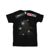 Star Wars Womens/Ladies Most Powerful Jedi Cotton Boyfriend T-Shirt L juoda