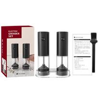 Electric Grinding Mechanism for Sea Salt and Black Peppers Battery Operated Peppers Mill Convenient Spices Grinder 1