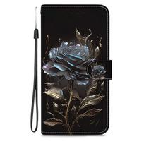 Dėklas Motorola MOTO G14 G54 G84 G13 G23 4G G53 G73 5G MotoG14 MotoG54 Odinis atverčiamas dėklas su stovu Telefono dėklas Mielas gėlių Capa for Moto G14 4G