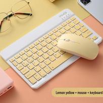 OLOEY 10-inch Yellow Custom Mechanical Bluetooth Keyboard & Mouse Combo
