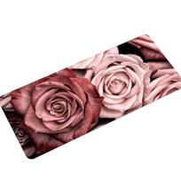 Mouse Pad Large Non-Slip with Floral Pattern Printed Desk Mat Diatom Mud Surface Easy to Clean Pad for Office Desk