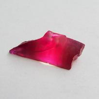 Natural Red Ruby 15.10 Ct Uncut Rough CERTIFIED Loose Gemstone 27.56 mm Approx. raudona