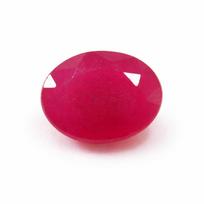 Natural Red Ruby Loose Gemstone 10.00 Carat Ring Size CERTIFIED Oval Cut 14.7 mm approx raudona