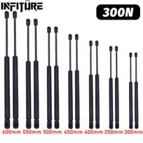 2pcs 300N 300-600mm Car Gas Struts Spring Shocks Lift Supports RV Windows Storage Damper TV Cabinet Camper Back Window Bed Cover 300N 300mm