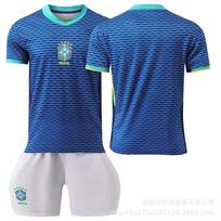 2024 Brazil away jersey Neymar Vinicius adult children student training suit men's and women's jerseys size 16 is suitable for height 95cm-105cm