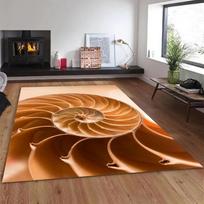 Retro kreivi abstraktūs kilimai Oranžiniai Mėlyni Viduramžių Modernaus Stiliaus Kilimai Spalvingi Geometriniai Grindų Dekorai Plaunami Svetainės Kilimai 40cm x 60cm