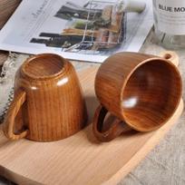1 Pcs Wooden Big Belly Cups Handmade Natural Spruce Wood Beer Tea Coffee Milk Water Cup Kitchen Bar Drinkware Wholesale 7.6 X 6.8cm