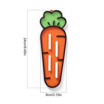 Spatula Rest Carrot Shape Heat-Resistant Pad Dish Drying Mat For Kitchen Counter Storage Spatula Pot Lid Cutting Board Soap (Orange,S) oranžinė
