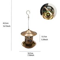 Window Bird Feeder Squirrel-Proof Food Dispenser Holder Hummingbird Feeder For Garden Yard Window Deck Pole Chicken Coop Poultry