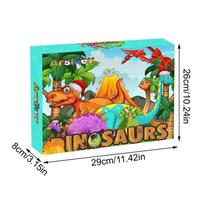 Dinosaur Advent Calendar 2025 Boys Advent Calendar kids boys, 24 Dinosaurs Figures Countdown Days to Christmas Holiday 24pcs