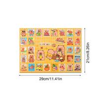 2025 Christmas Advent 24 Days Capybara Ornaments Christmas Countdown Advent Cute Home Decor for Tree Shelf Wreaths Window Door 24PCS