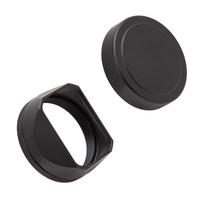 Square Metal Camera Lens Hood Thumb Up Grip Kit with Cap for Fujifilm Fuji X100VI X100V Hot Shoe Cover Replaces Accessories For Fujifilm X100V